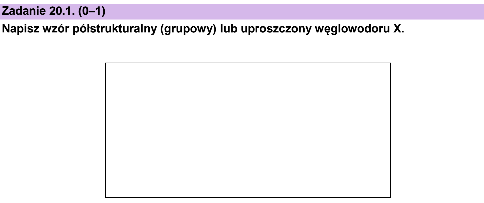 Matura dodatkowa, czerwiec 2026, zadanie 20.1