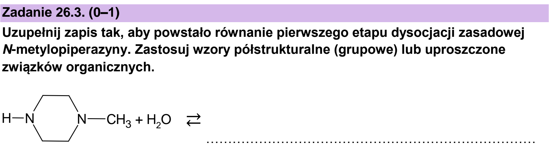 Matura dodatkowa, czerwiec 2026, zadanie 26.3
