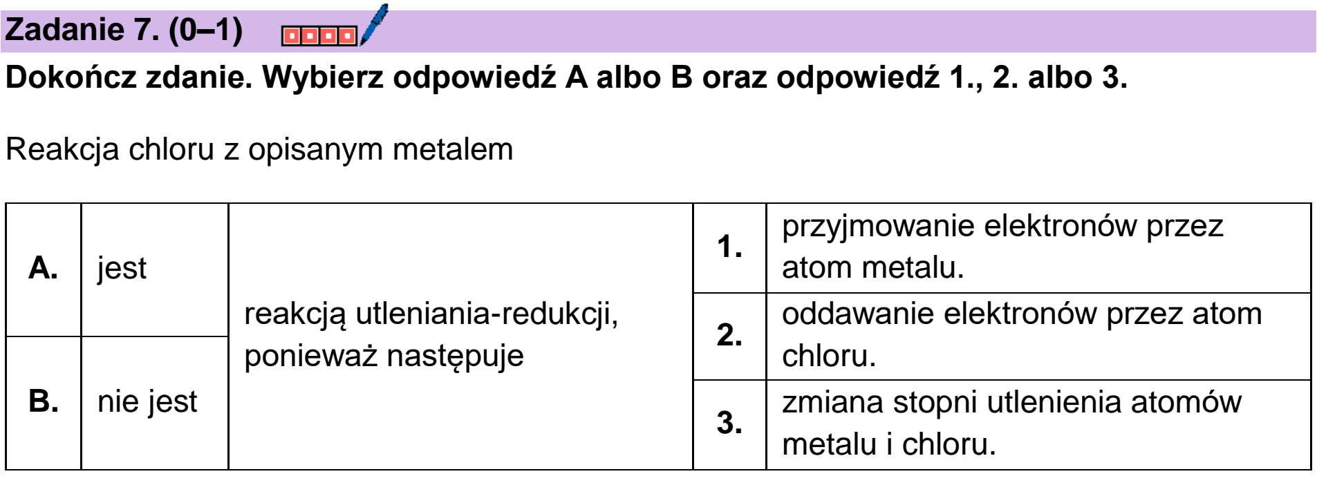 Matura dodatkowa, czerwiec 2026, podgląd zadania 7