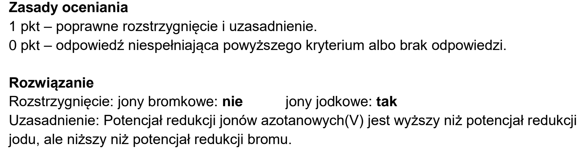 Matura próbna, grudzien 2022, odpowiedź do zadania 18