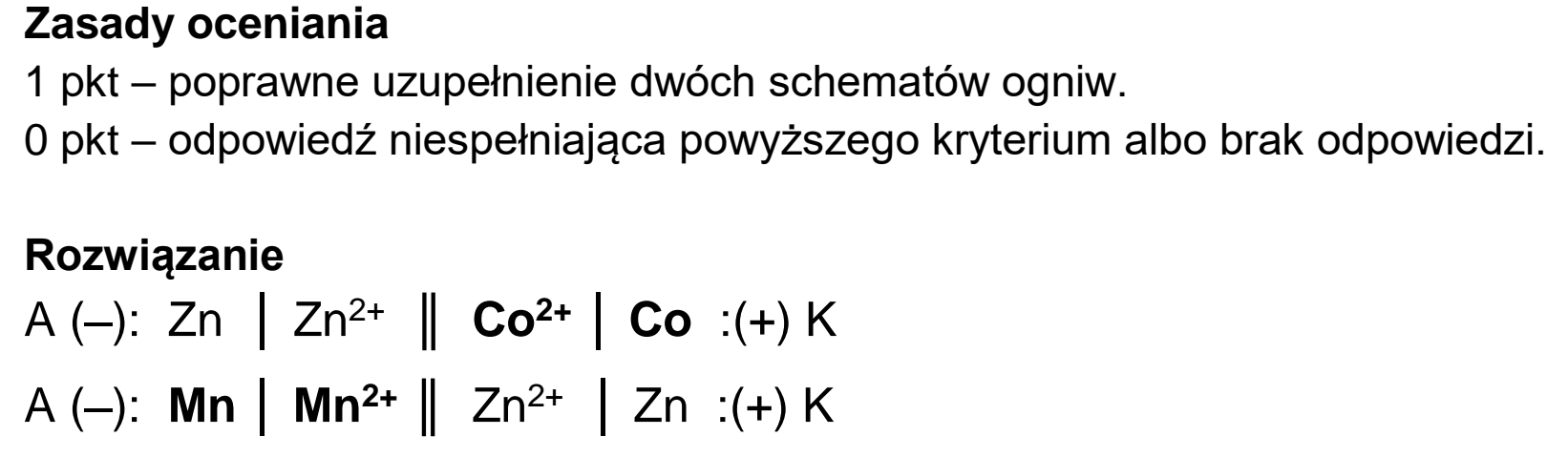 Matura próbna, grudzien 2022, odpowiedź do zadania 19