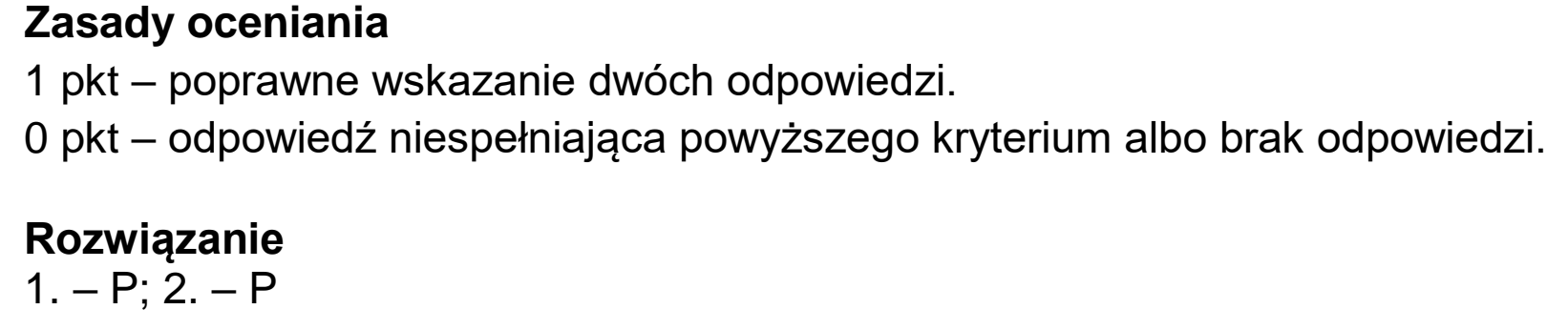 Matura próbna, grudzien 2022, odpowiedź do zadania 2