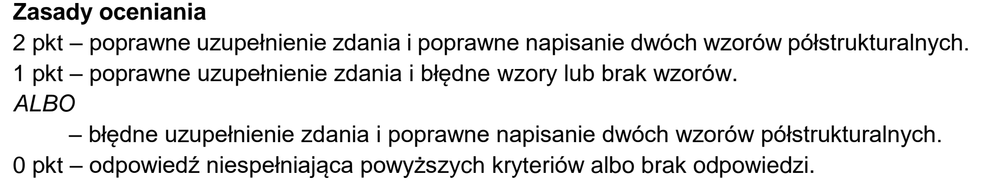 Matura próbna, grudzien 2022, odpowiedź do zadania 23, fragment 1