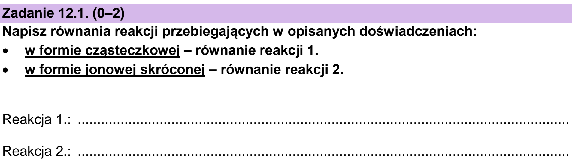Matura próbna, grudzien 2022, zadanie 12.1