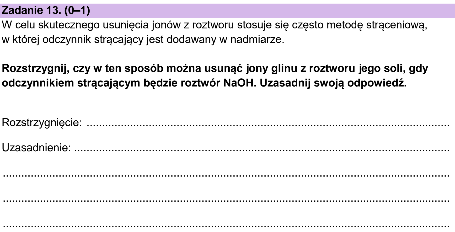 Matura próbna, grudzien 2022, podgląd zadania 13