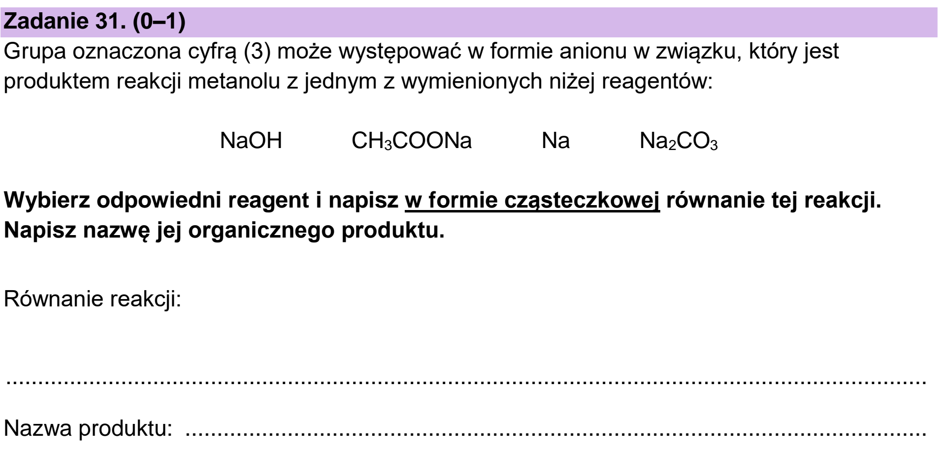 Matura próbna, grudzien 2022, podgląd zadania 31
