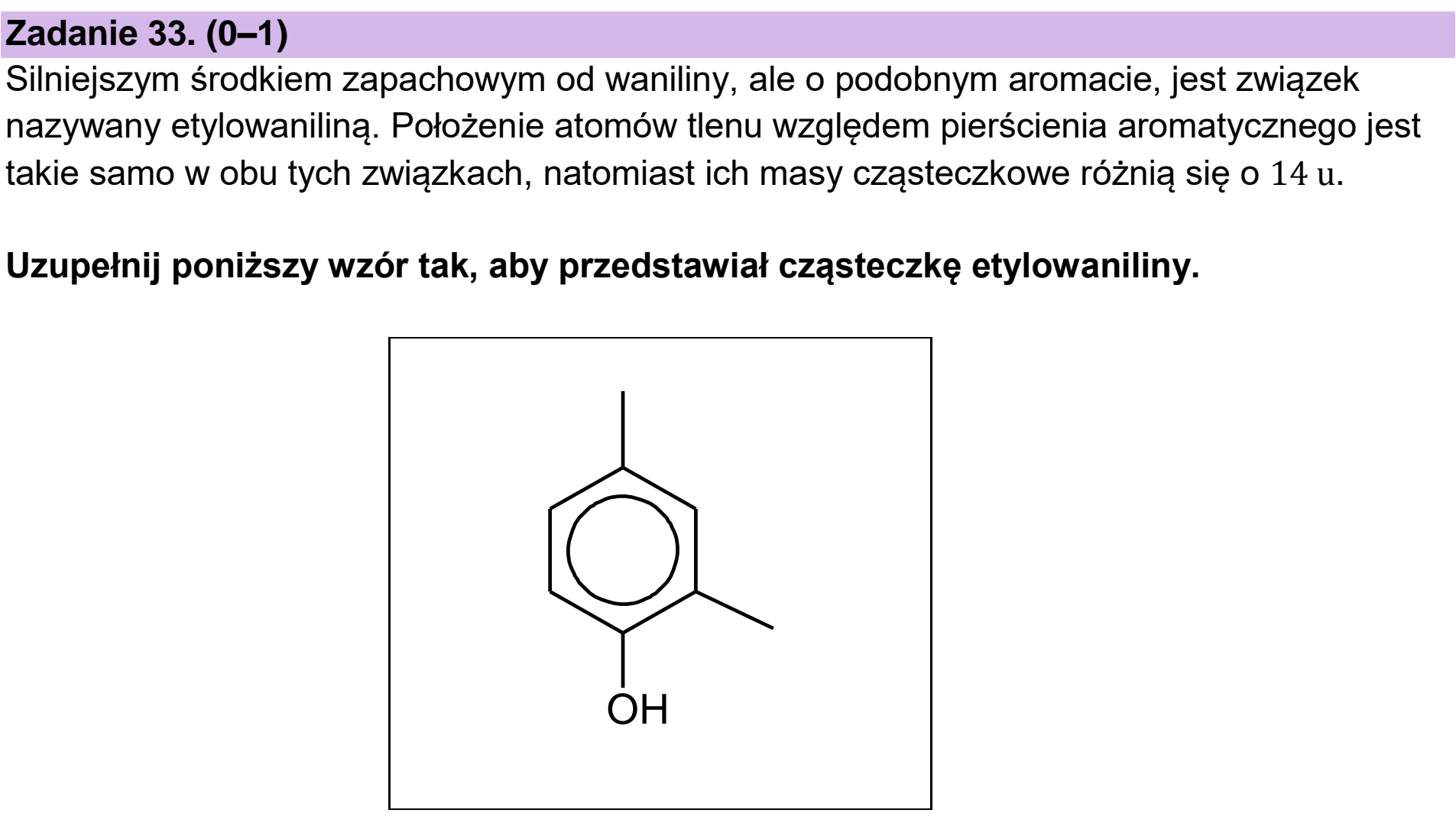 Matura próbna, grudzien 2022, podgląd zadania 33