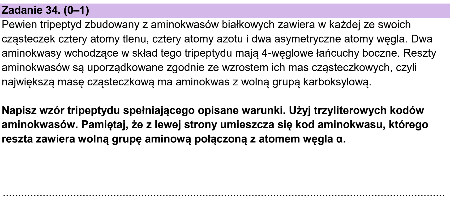 Matura próbna, grudzien 2022, podgląd zadania 34