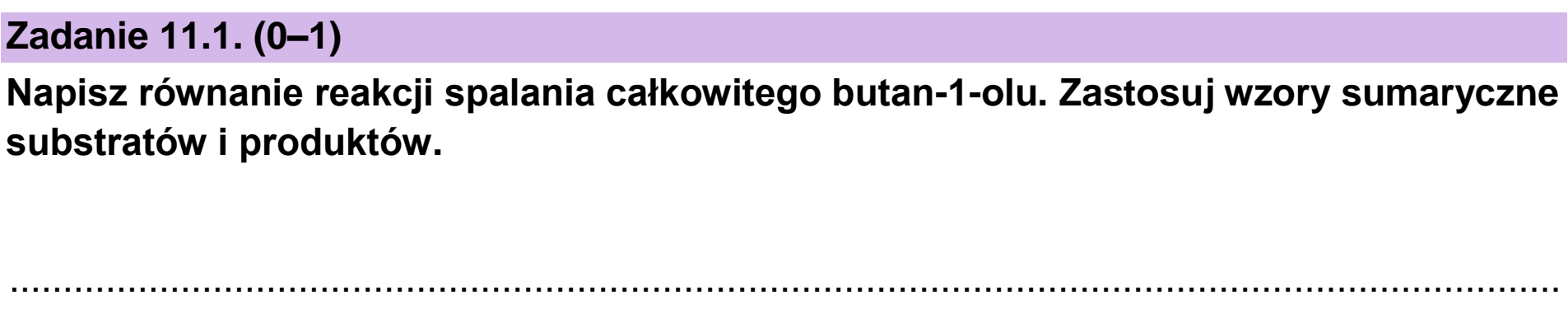 Matura próbna, grudzien 2024, zadanie 11.1