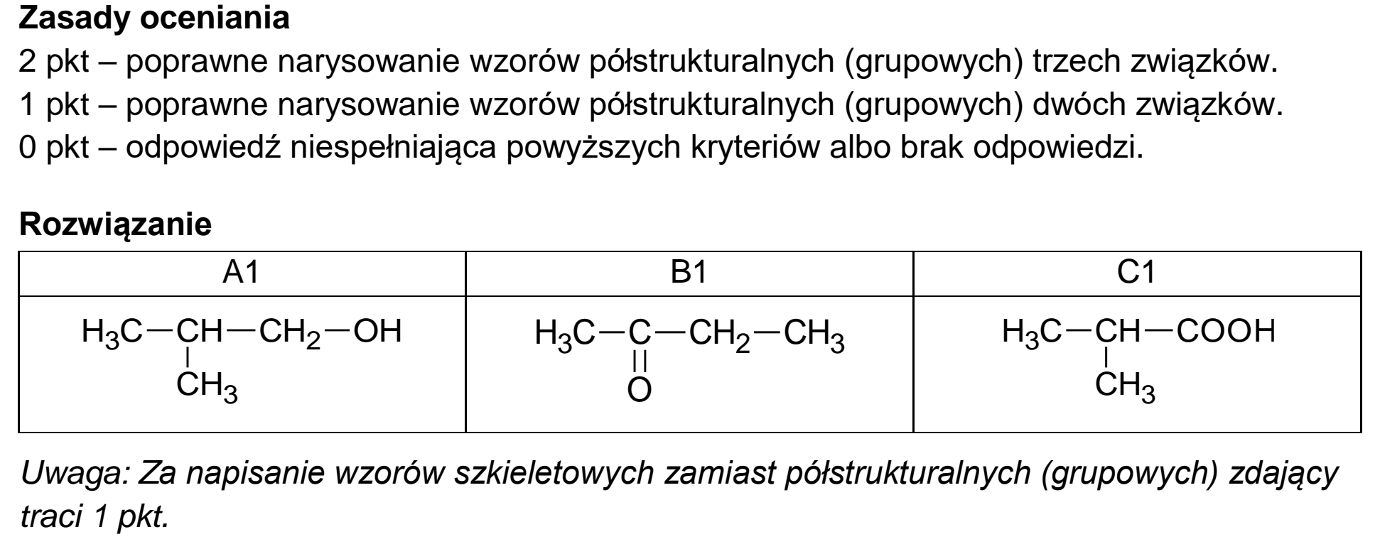 Matura, maj 2023, odpowiedź do zadania 26