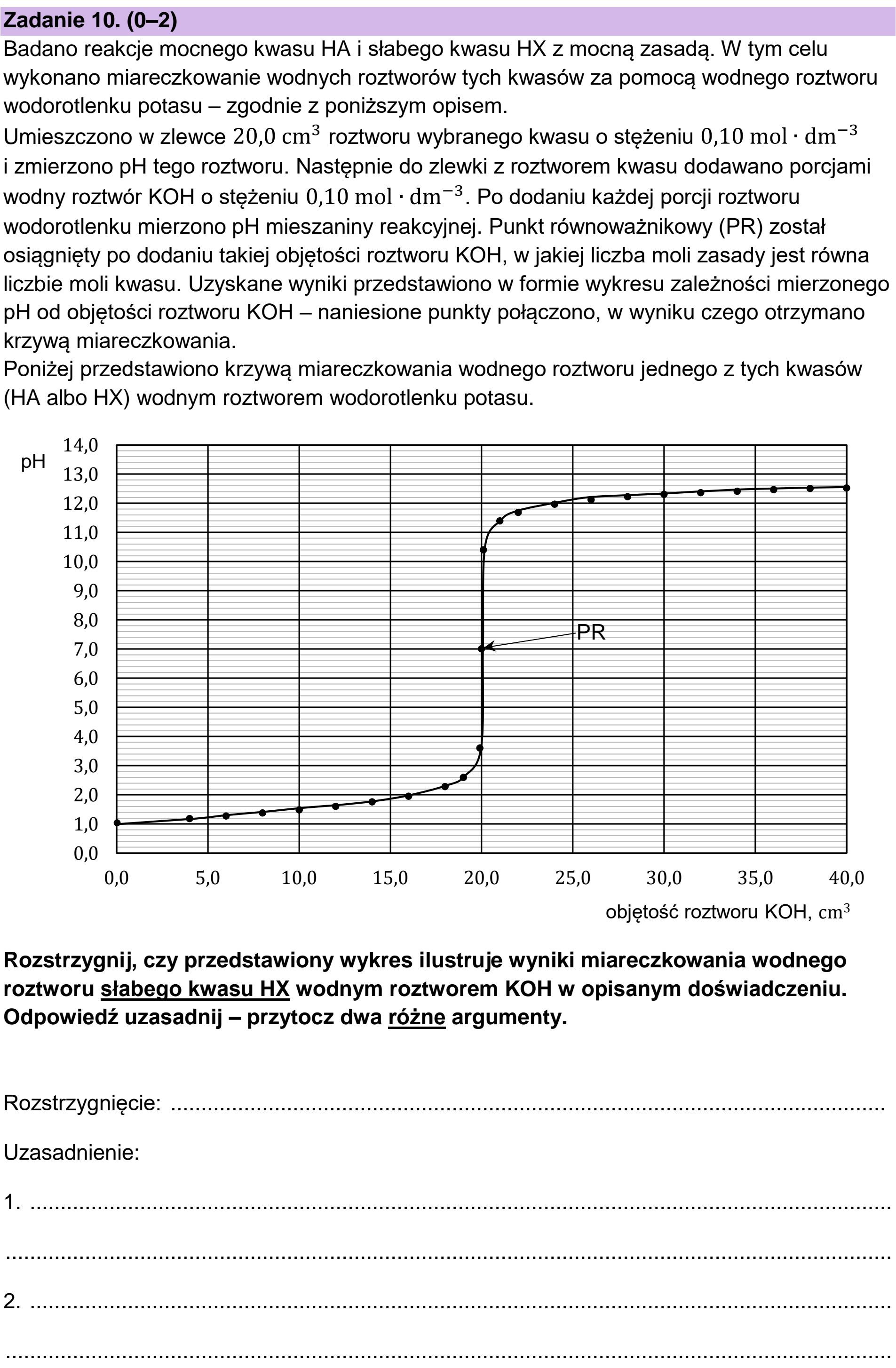 Matura, maj 2023, podgląd zadania 10