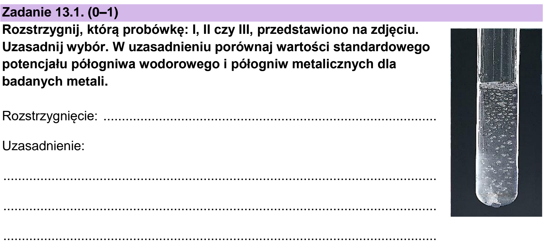 Matura, maj 2023, zadanie 13.1