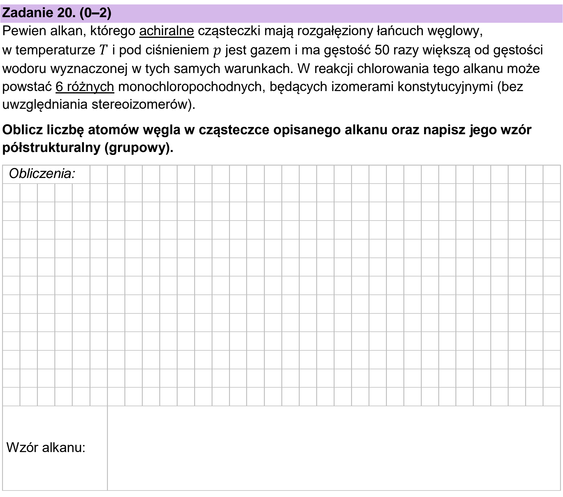Matura, maj 2023, podgląd zadania 20, fragment 1