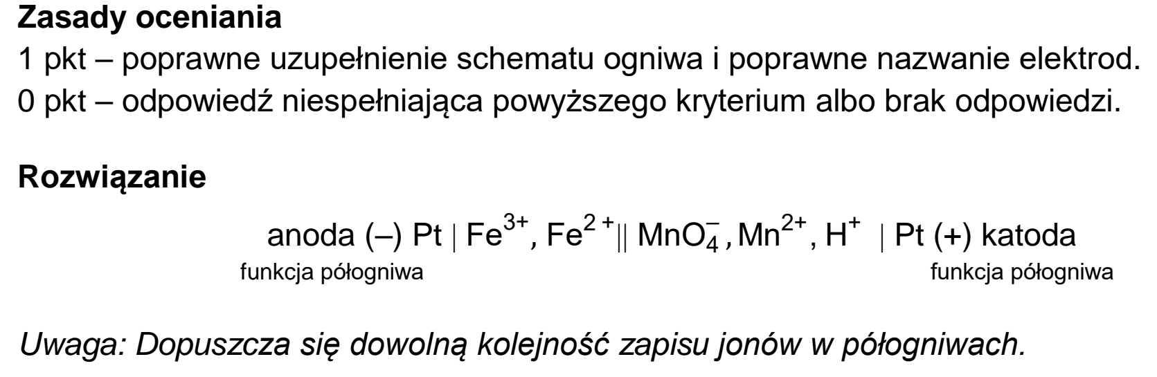 Matura, maj 2024, odpowiedź do zadania 12.1