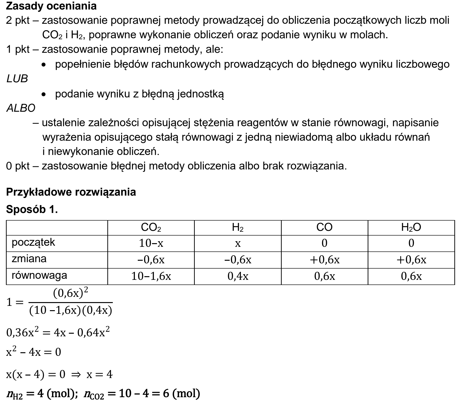 Matura, maj 2024, odpowiedź do zadania 13.2, fragment 1