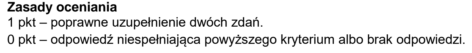 Matura, maj 2025, odpowiedź do zadania 16