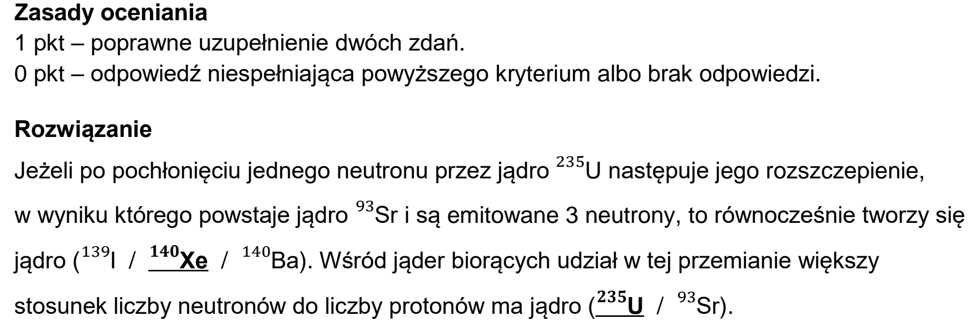 Matura, maj 2025, odpowiedź do zadania 2.2