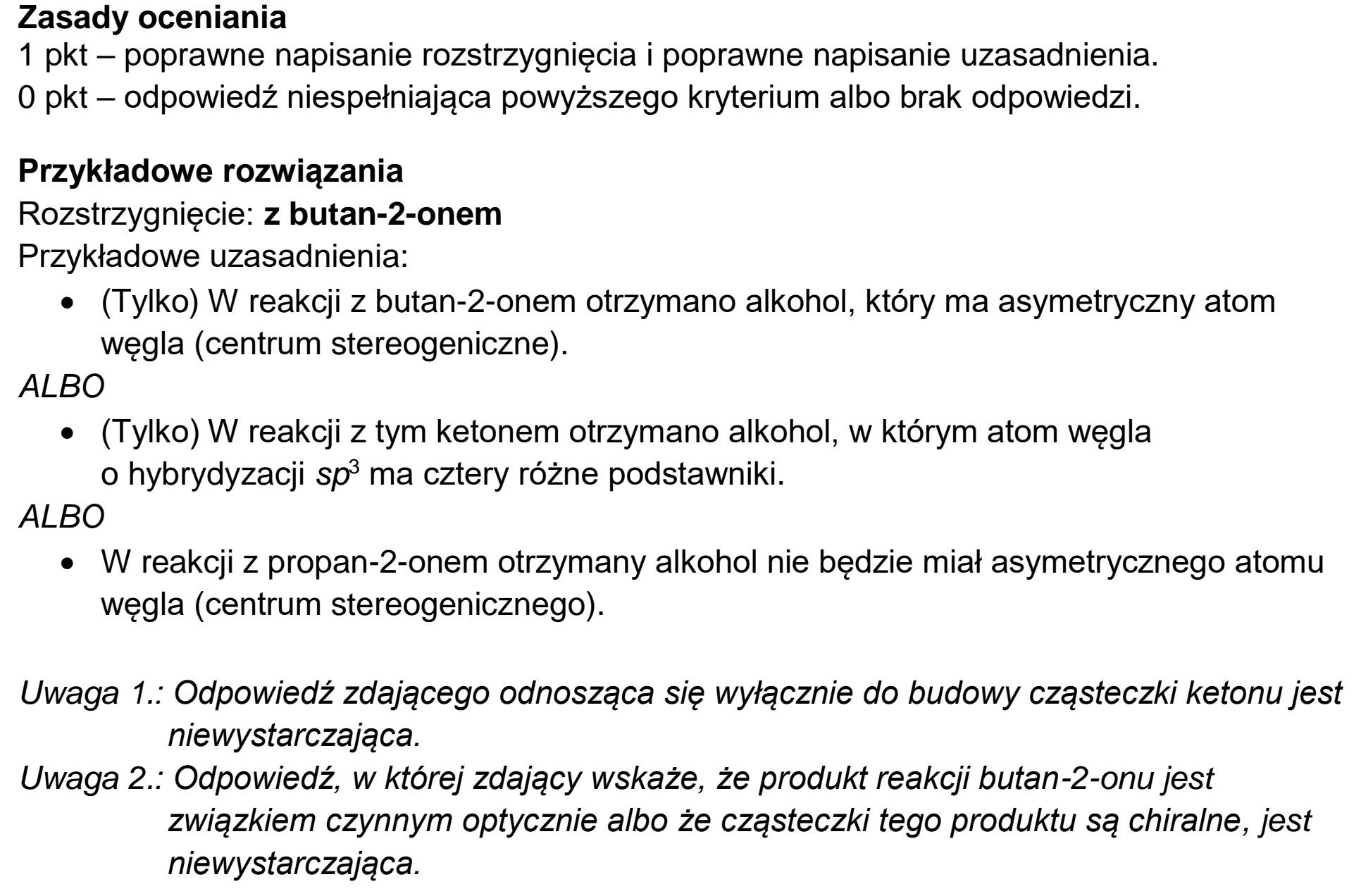 Matura, maj 2025, odpowiedź do zadania 22