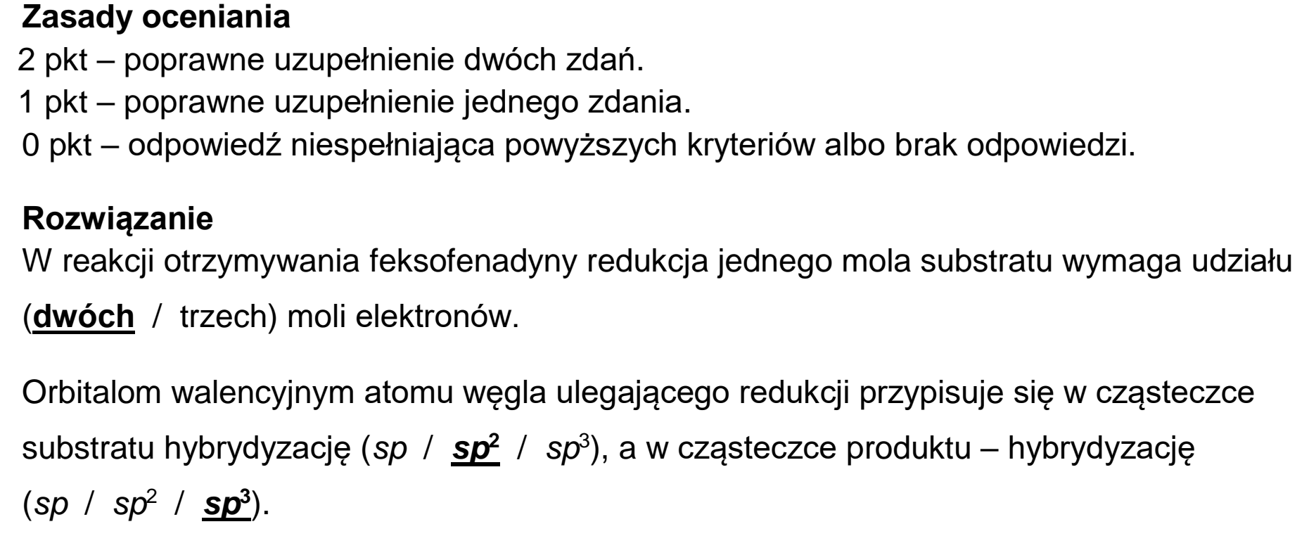 Matura, maj 2025, odpowiedź do zadania 23