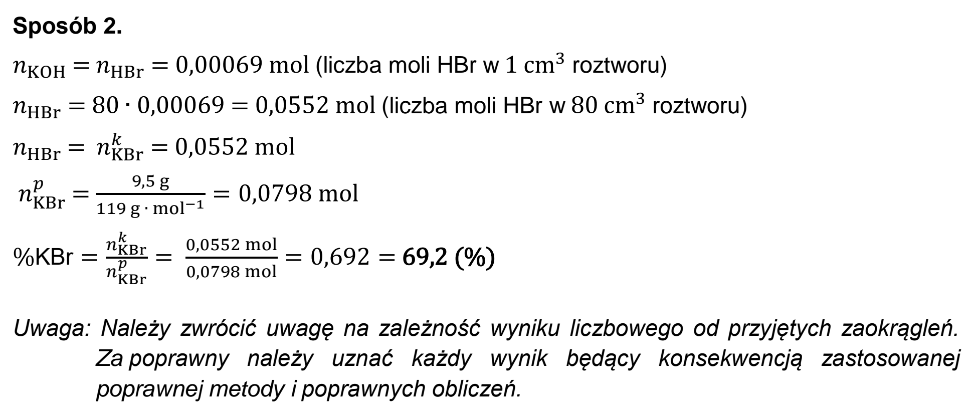 Matura, maj 2025, odpowiedź do zadania 8, fragment 2