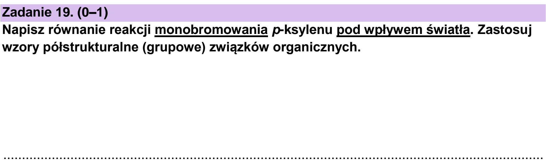 Matura, maj 2025, podgląd zadania 19