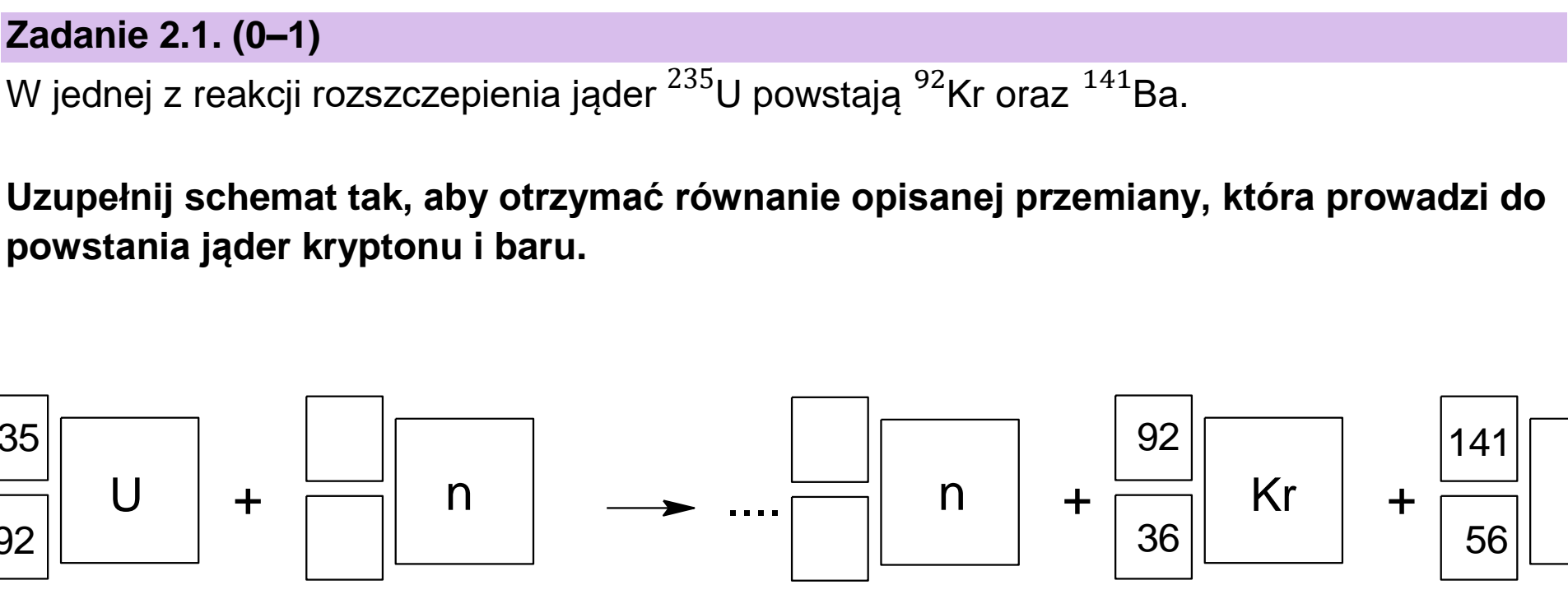 Matura, maj 2025, zadanie 2.1