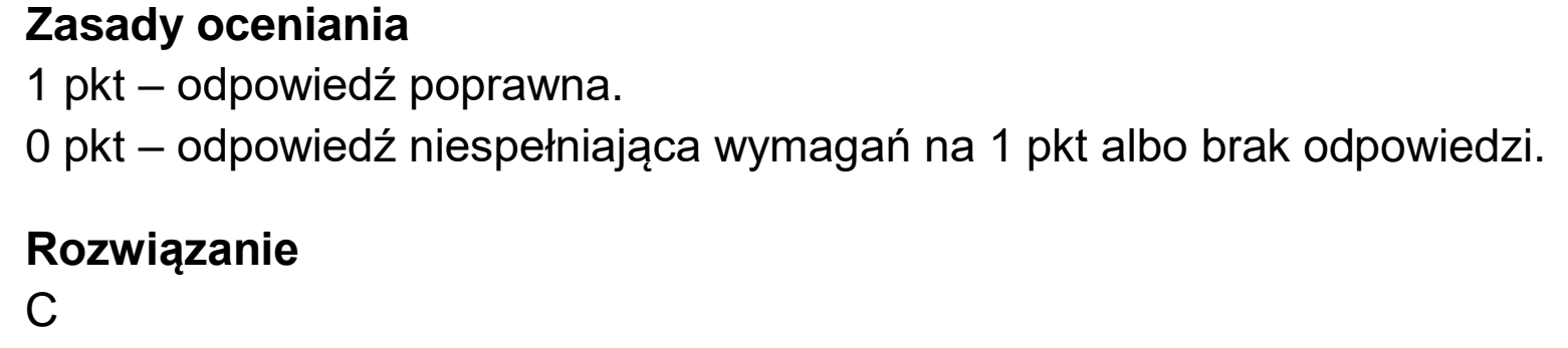 Matura, maj 2026, odpowiedź do zadania 18.2