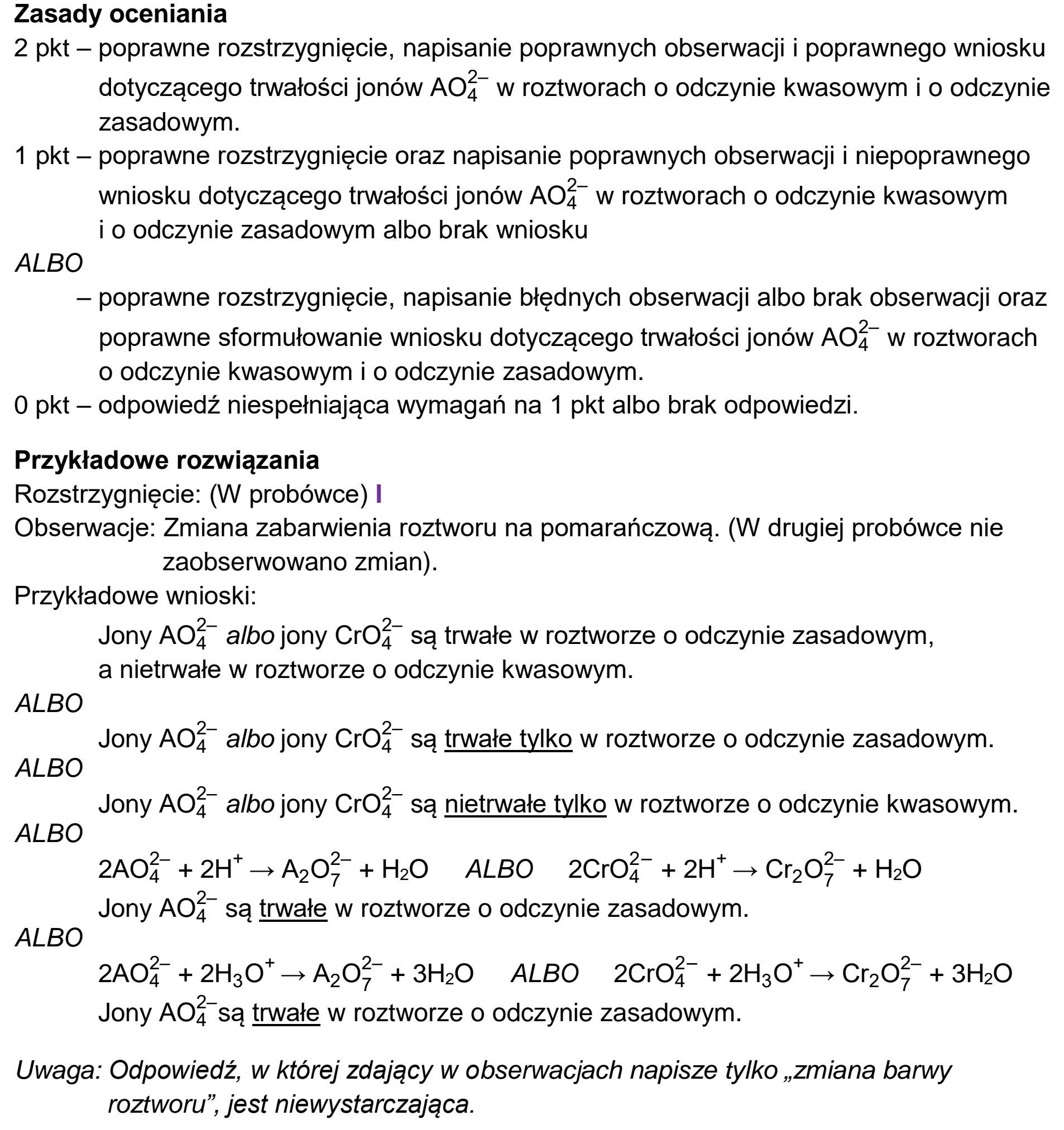 Matura, maj 2026, odpowiedź do zadania 2