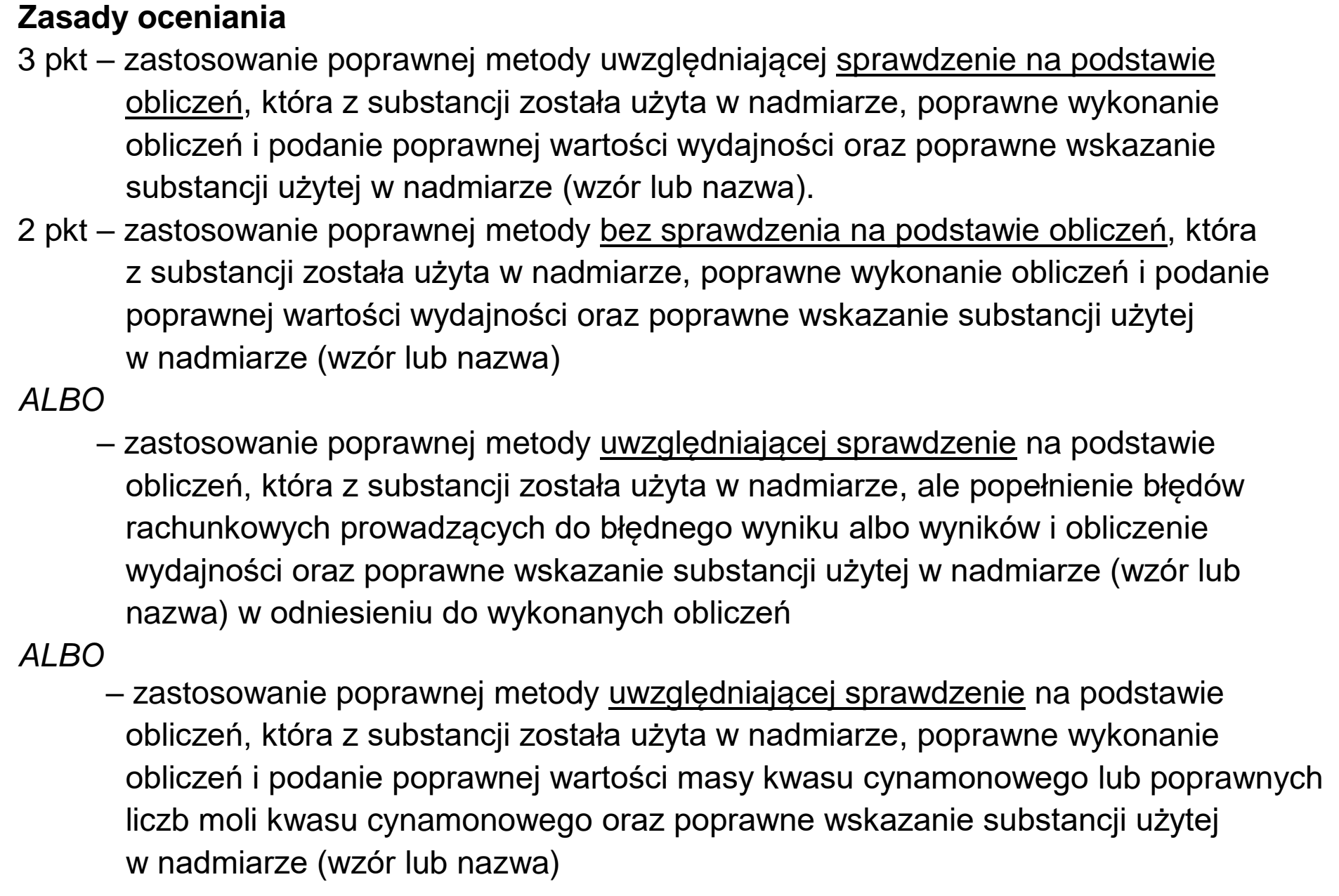 Matura, maj 2026, odpowiedź do zadania 20