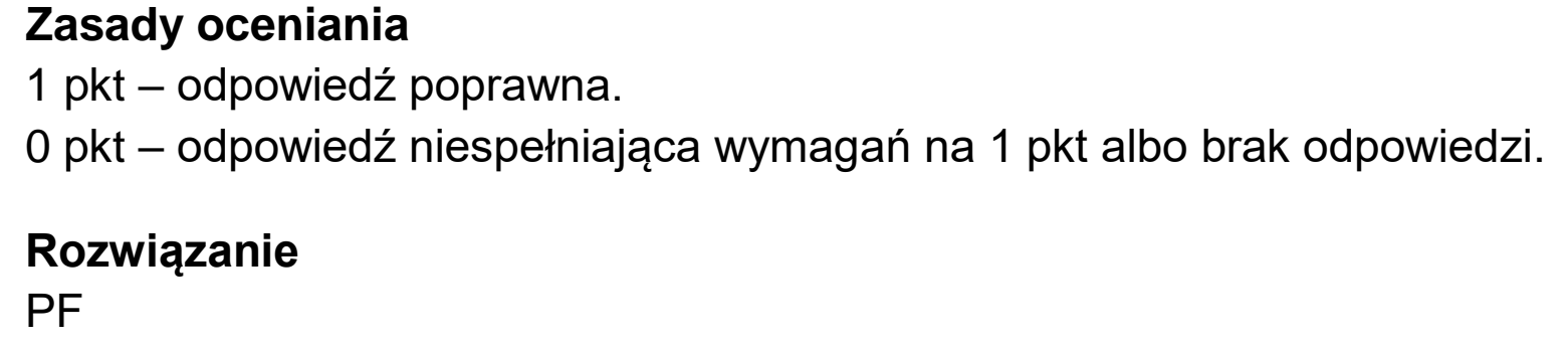 Matura, maj 2026, odpowiedź do zadania 29