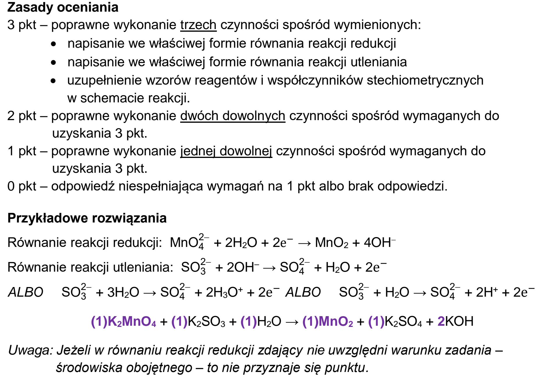 Matura, maj 2026, odpowiedź do zadania 8