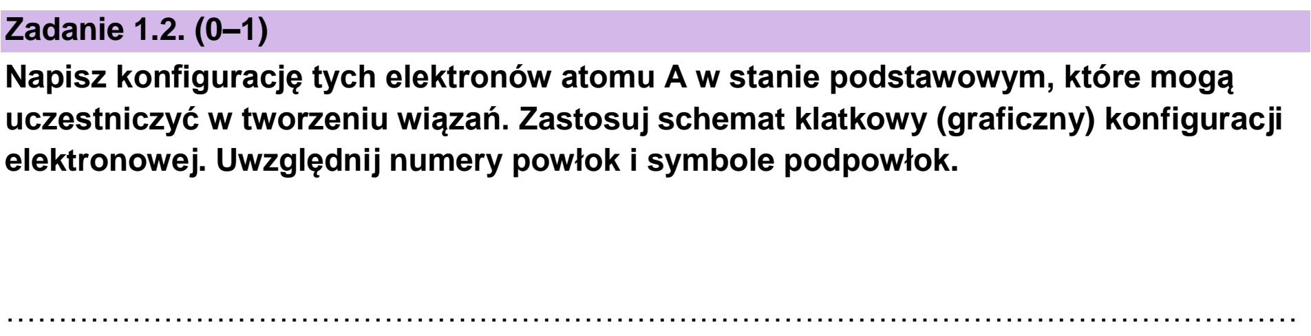Matura, maj 2026, zadanie 1.2