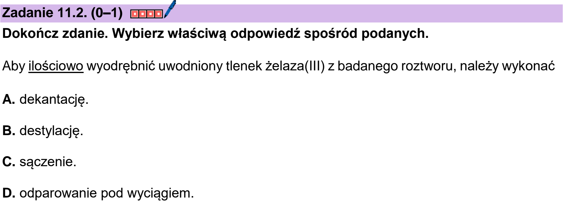 Matura, maj 2026, zadanie 11.2
