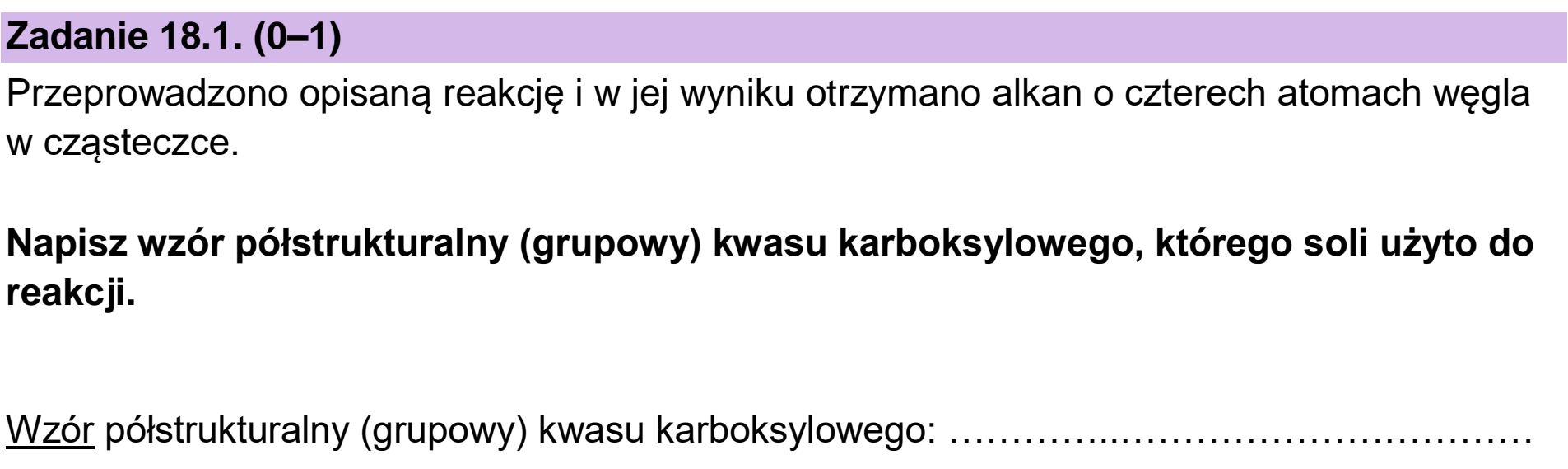 Matura, maj 2026, zadanie 18.1