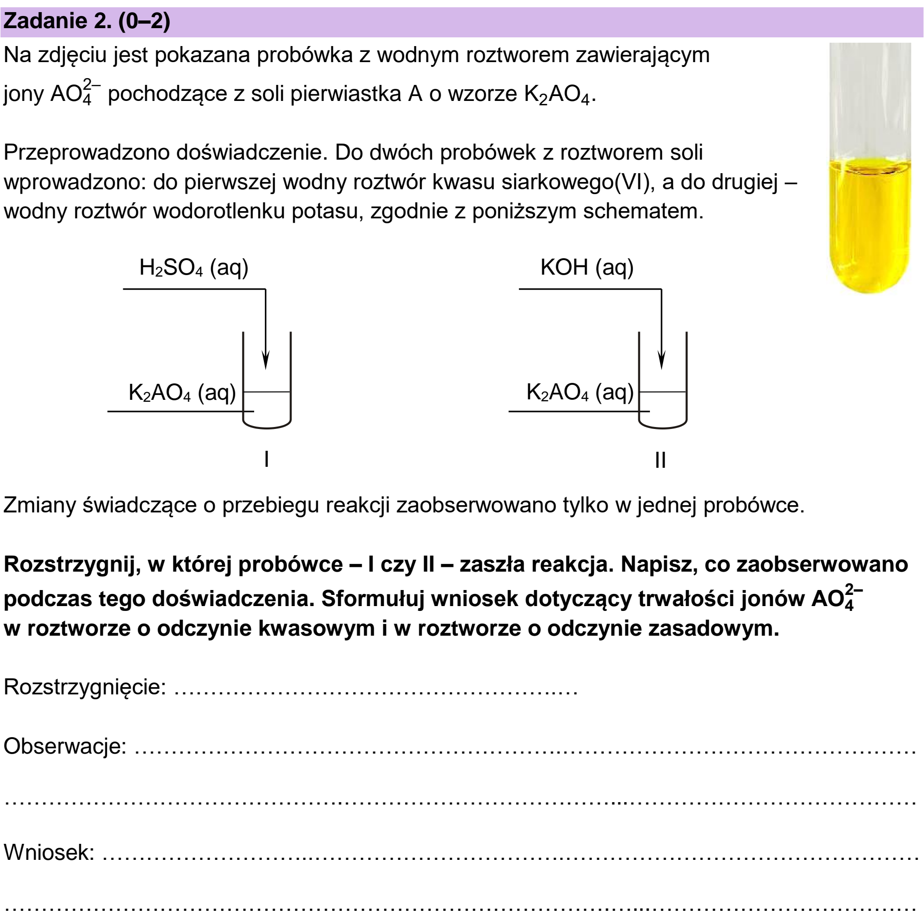 Matura, maj 2026, podgląd zadania 2