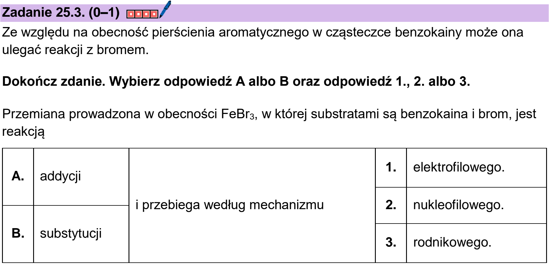 Matura, maj 2026, zadanie 25.3