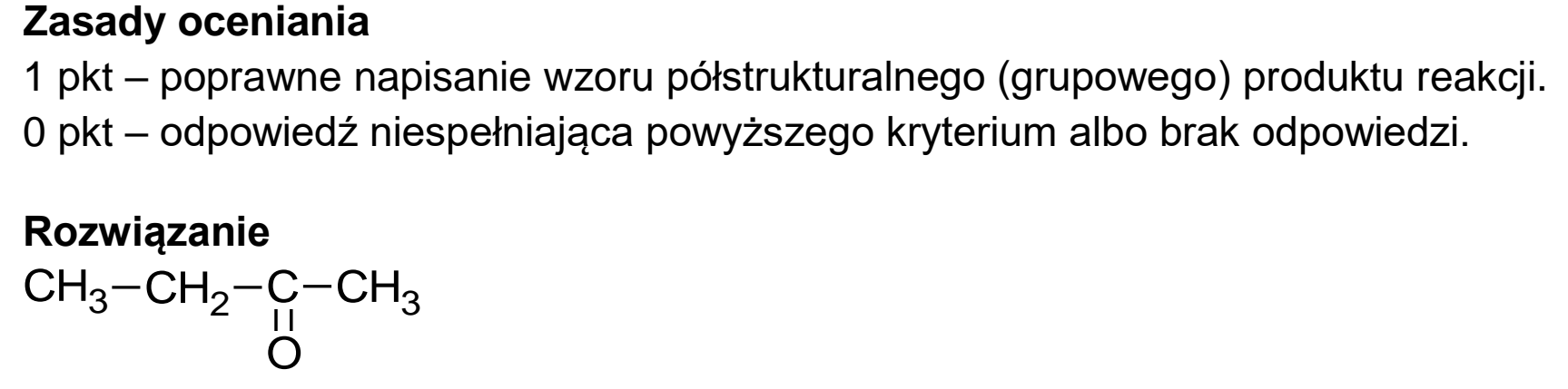 Matura próbna, styczen 2026, odpowiedź do zadania 19