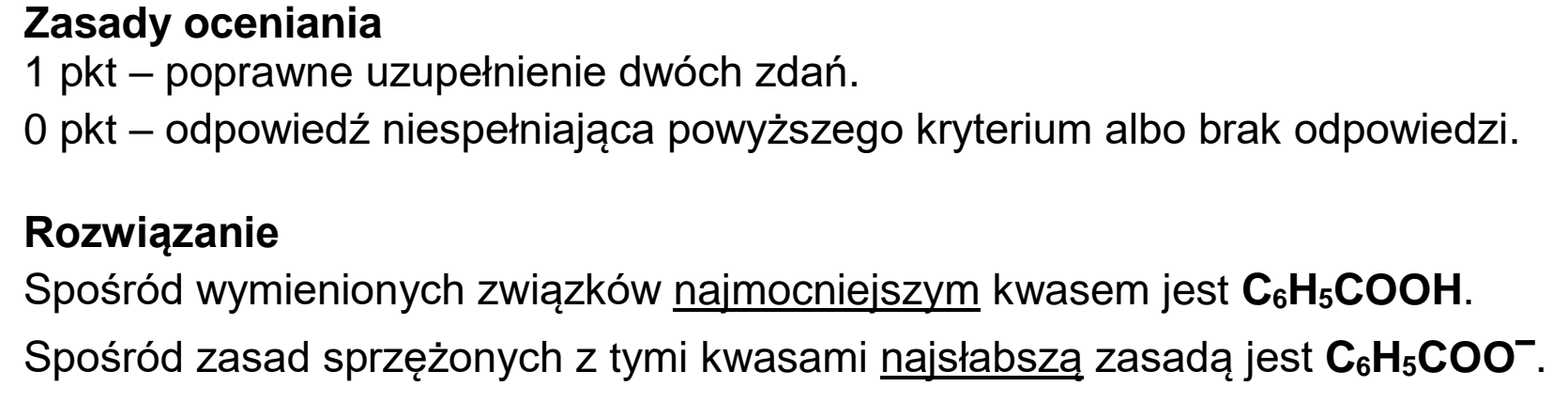 Matura próbna, styczen 2026, odpowiedź do zadania 22.1