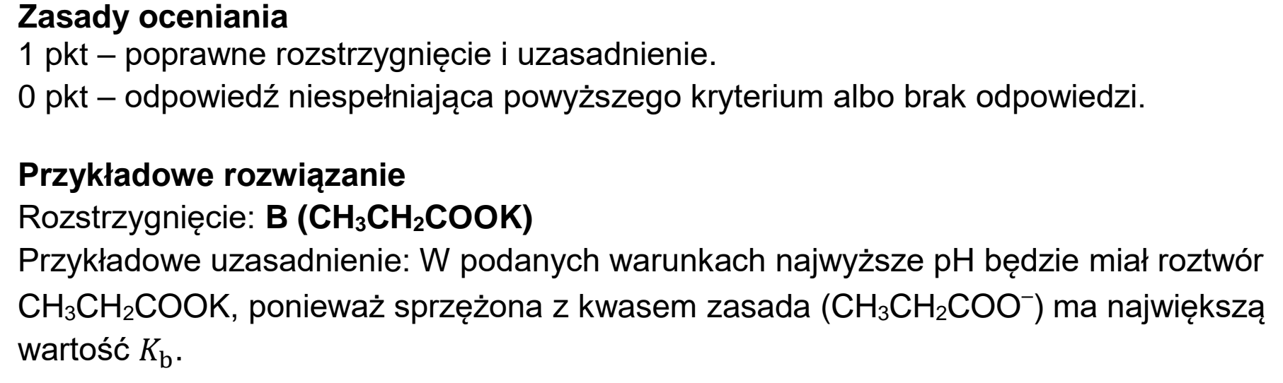 Matura próbna, styczen 2026, odpowiedź do zadania 22.2