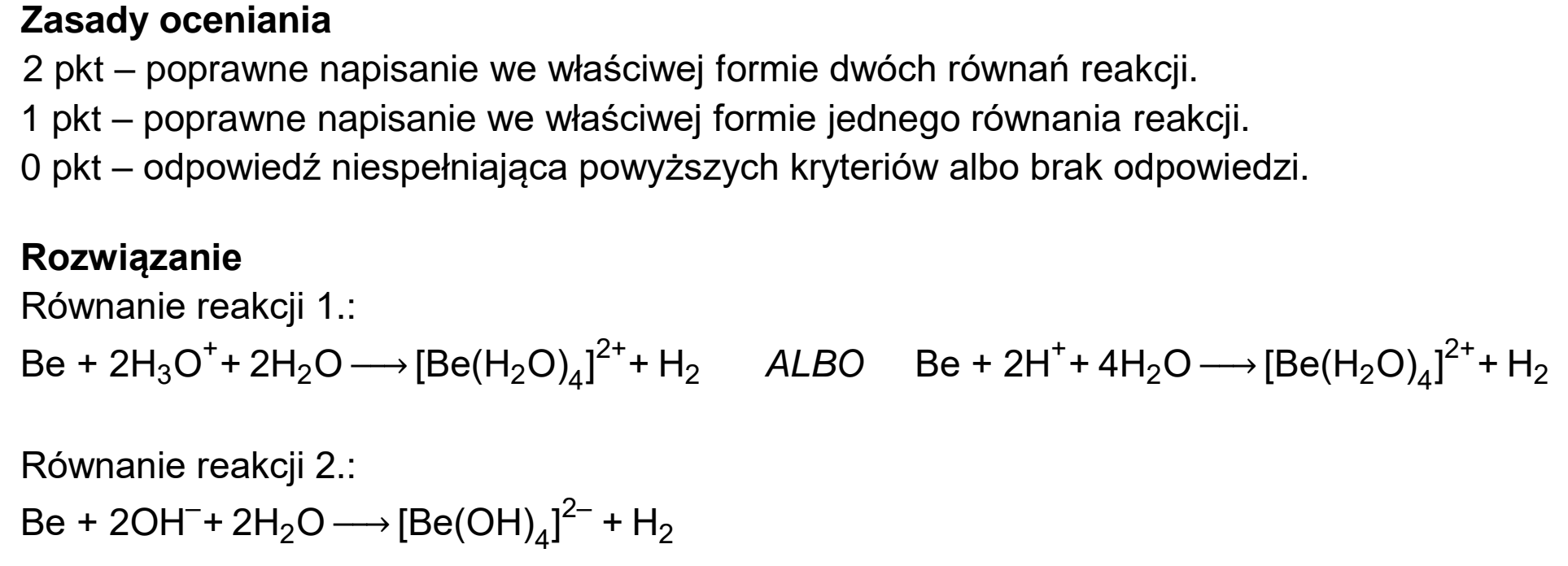 Matura próbna, styczen 2026, odpowiedź do zadania 9