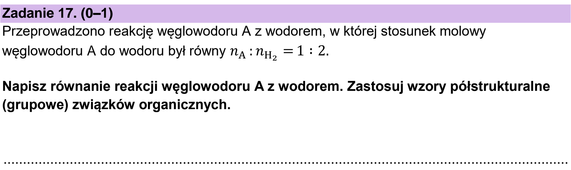 Matura próbna, styczen 2026, podgląd zadania 17