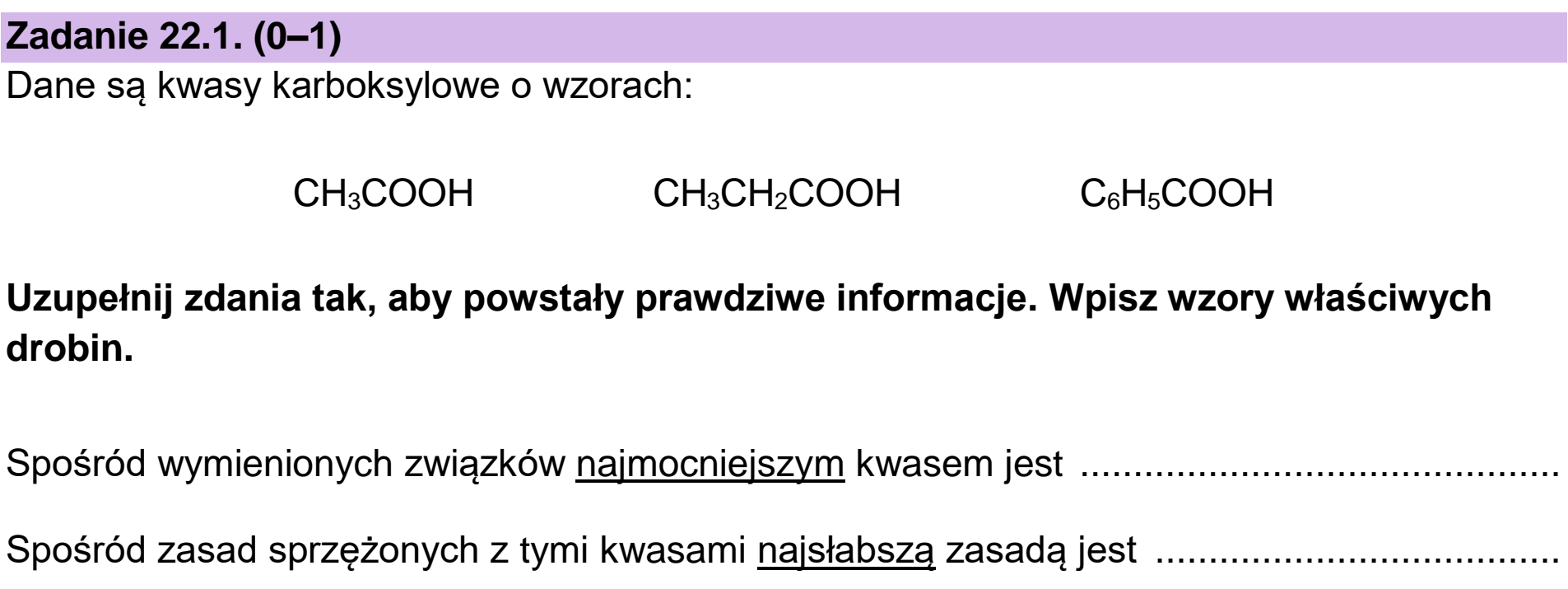 Matura próbna, styczen 2026, zadanie 22.1