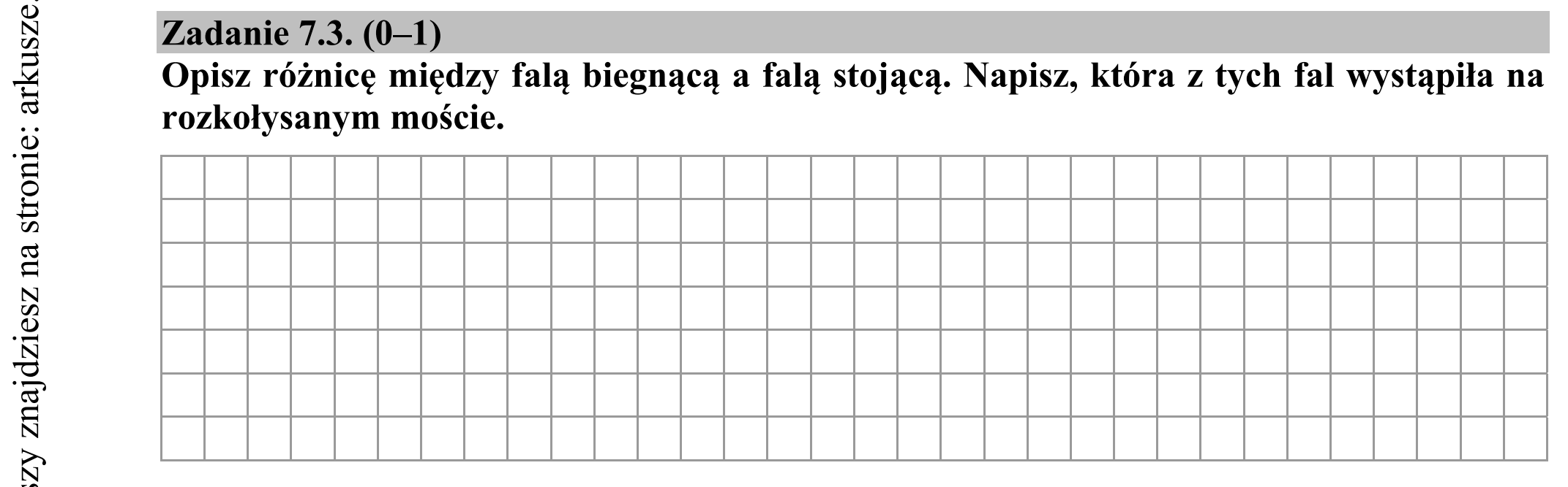 Matura dodatkowa, czerwiec 2015, zadanie 7.3