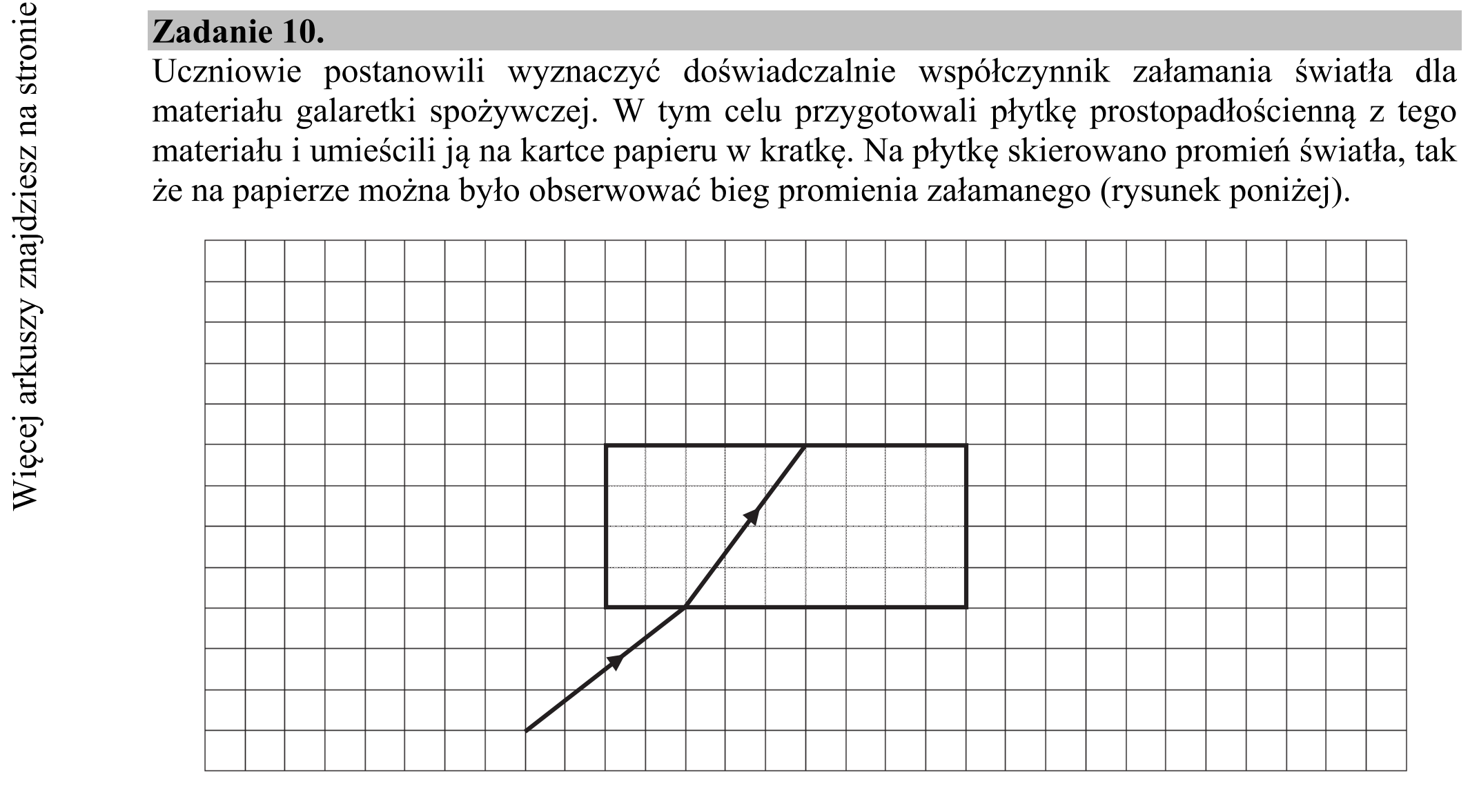 Matura dodatkowa, czerwiec 2016, wstęp zadania 10