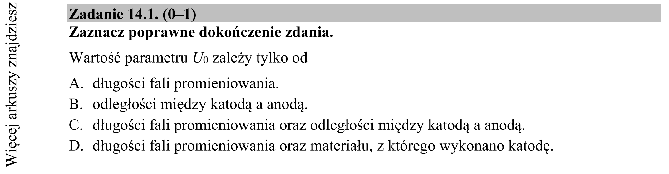 Matura dodatkowa, czerwiec 2016, zadanie 14.1