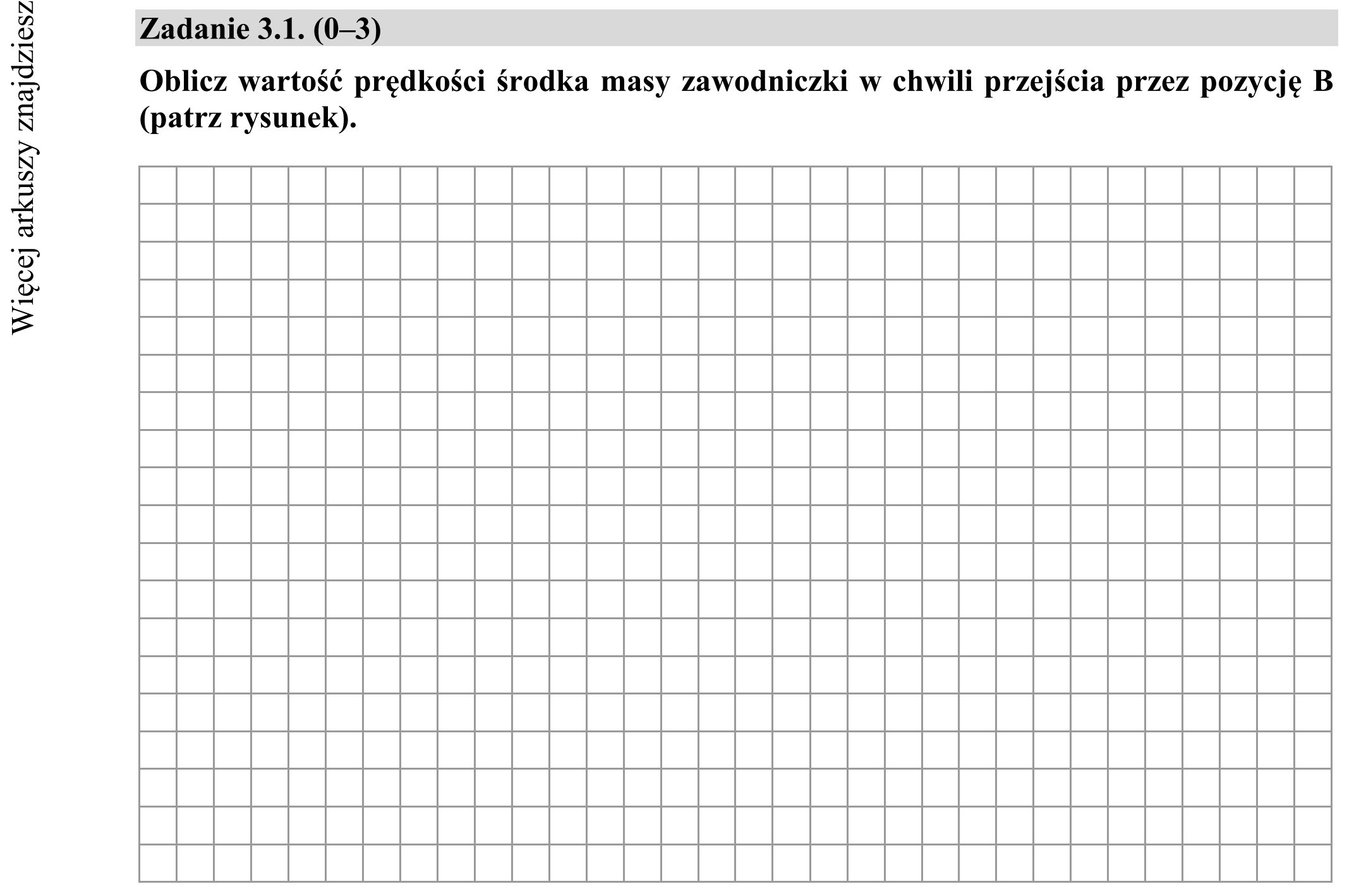 Matura dodatkowa, czerwiec 2017, zadanie 3.1