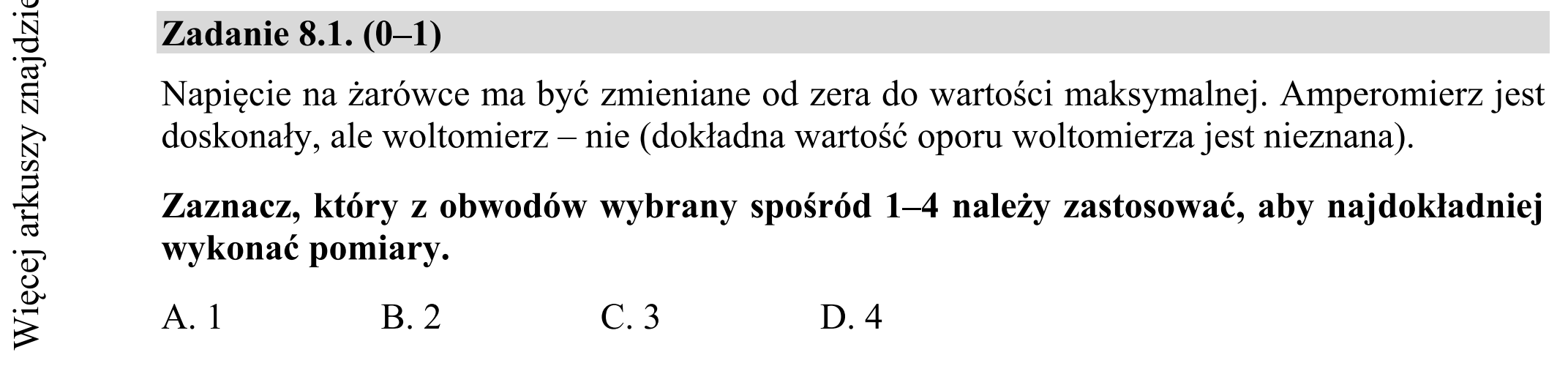 Matura dodatkowa, czerwiec 2017, zadanie 8.1