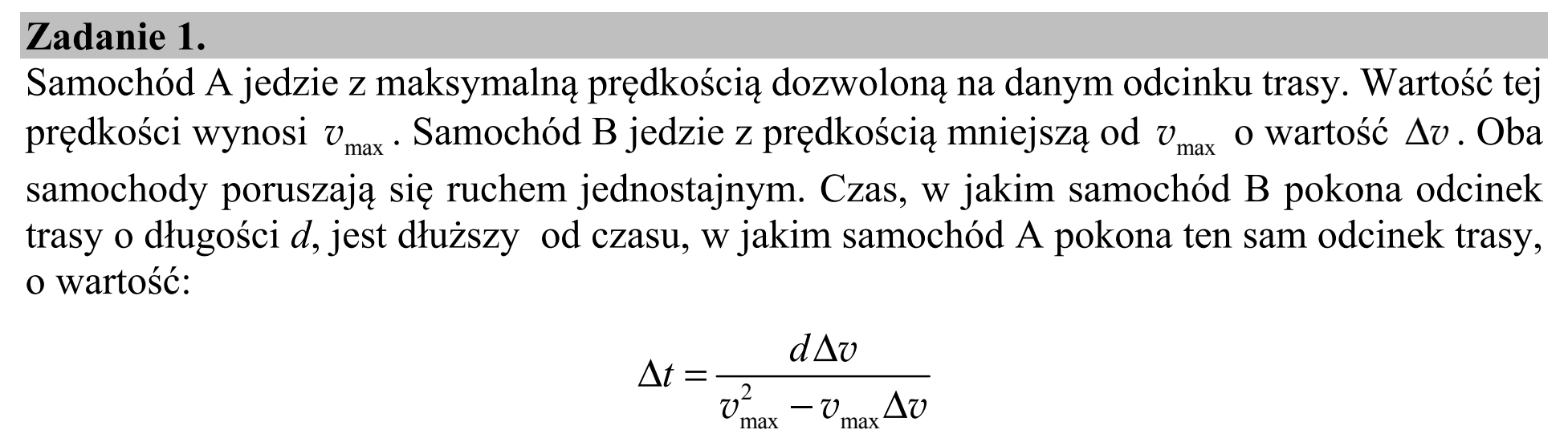 Matura dodatkowa, czerwiec 2018, wstęp zadania 1