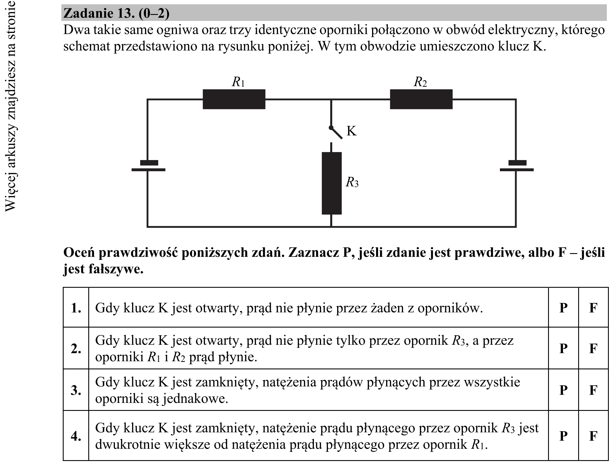 Matura dodatkowa, czerwiec 2018, podgląd zadania 13