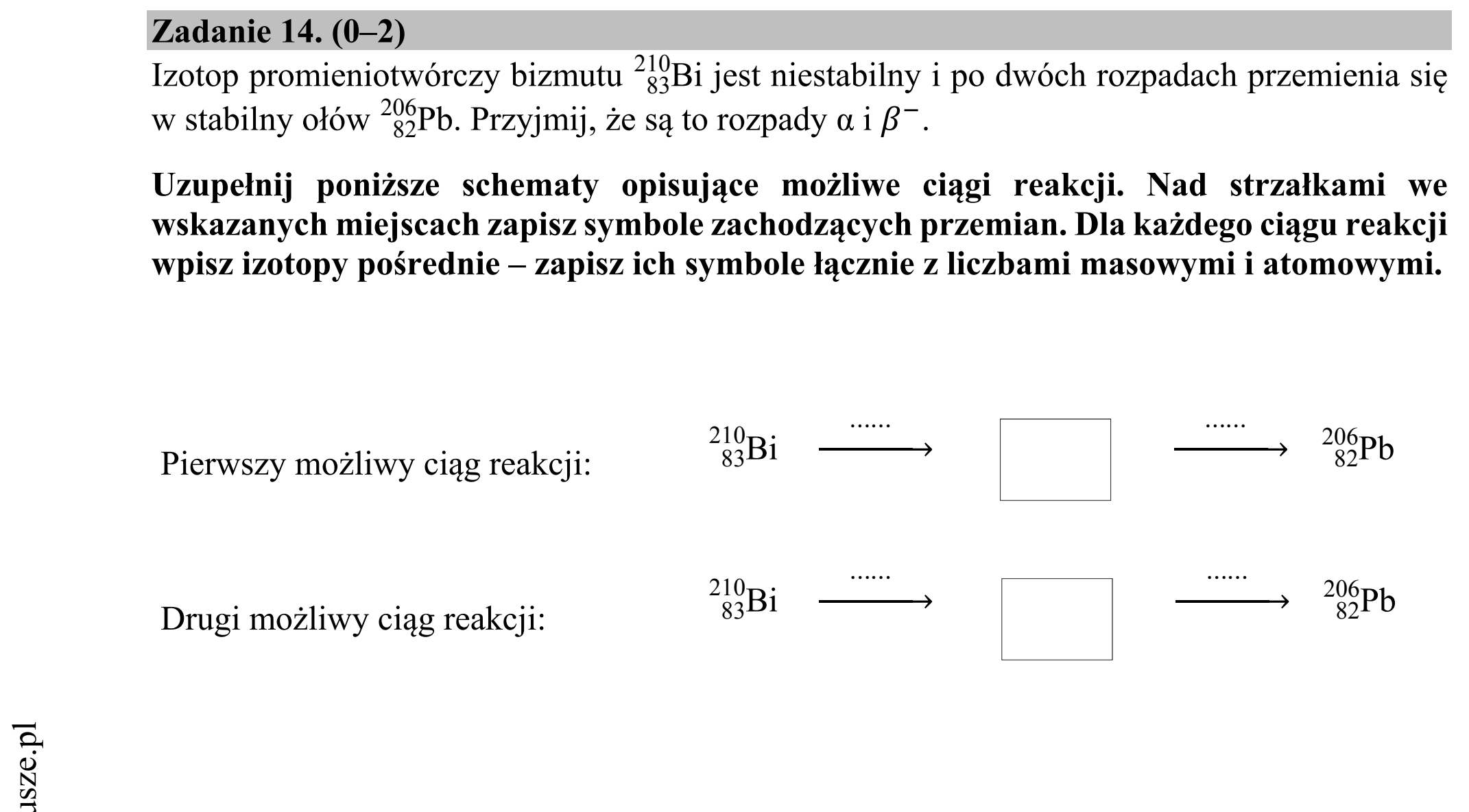 Matura dodatkowa, czerwiec 2018, podgląd zadania 14